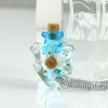 glass vial pendant for necklace necklace bottle pendants small decorative glass bottles design E