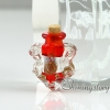 glass vial pendant for necklace necklace bottle pendants small decorative glass bottles design F