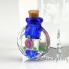 glass vial pendant for necklace pet urns jewelry ashes memorial jewelry for ashes design B