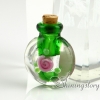 glass vial pendant for necklace pet urns jewelry ashes memorial jewelry for ashes design F