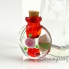 glass vial pendant for necklace pet urns jewelry ashes memorial jewelry for ashes design G