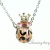 glitter ball wholesale diffuser necklace essential oil diffuser jewelry diffuser necklace diy glass bottle pendant design D