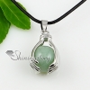 hand ball agate amethys jade rose quartz glass opal semi precious stone necklaces pendants design C