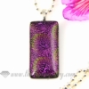 handmade dichroic glass necklaces pendants jewelry assorted