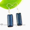 handmade murano dichroic glass earrings jewelry design C