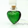 handmade murano glass perfume bottle for necklace small urn for necklace pendant for ashes design A
