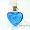 handmade murano glass perfume bottle for necklace small urn for necklace pendant for ashes design D