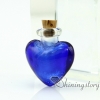 handmade murano glass perfume bottle for necklace small urn for necklace pendant for ashes design E