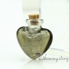 handmade murano glass perfume bottle for necklace small urn for necklace pendant for ashes design F