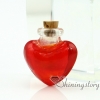 handmade murano glass perfume bottle for necklace small urn for necklace pendant for ashes design H
