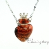 heart aromatherapy pendants wholesale essential oil necklace diffuser oil diffuser jewelry necklace vial design E