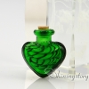heart murano glass handmade murano glassglass bottle for necklacesmall urns for ashespet urn jewelry design A