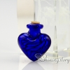 heart murano glass handmade murano glassglass bottle for necklacesmall urns for ashespet urn jewelry design C