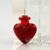 heart murano glass handmade murano glassglass bottle for necklacesmall urns for ashespet urn jewelry design F