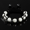 imitated pearls macrame armband bracelets jewelry design G