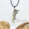 knife dragon genuine leather copper metal necklaces with pendants design A