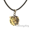 leaf essential oil jewelry aromatherapy lockets wholesale jewelry lockets essential oil pendants design C