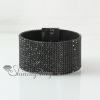 leather crystal rhinestone snap wrap slake bracelets fashion leather bracelet jewelry design G