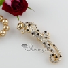 leopard rhinestone scarf clip brooch pin jewelry design D
