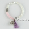 bracelets with tassels aromatherapy bracelet oil diffuser jewelry buddhist rosary yoga bead bracelets design E