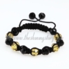 macrame disco crystal beads bracelets jewelry armband mix color