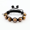 macrame lampwork murano glass beads bracelets jewelry armband brown