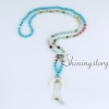 mala bracelet crescent moon necklace 108 prayer beads mala beads wholesale prayer bead necklace design A