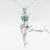 mermaid essential oil diffuser necklace silver locket necklace engravable lockets heart shaped silver locket design E