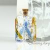 miniature glass bottles pendant for necklace wholesale cremation ashes jewelry urn keepsake jewelry for ashes design A