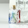 miniature glass bottles pendant for necklace wholesale cremation ashes jewelry urn keepsake jewelry for ashes design B