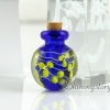miniature glass bottles cremation ashes jewelry urn keepsake jewelry for ashes design C