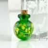 miniature glass bottles cremation ashes jewelry urn keepsake jewelry for ashes design E