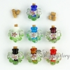 miniature glass bottles small decorative glass bottles glass vial pendants assorted