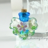 miniature glass bottles small decorative glass bottles glass vial pendants design B