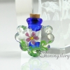 miniature glass bottles small decorative glass bottles glass vial pendants design D