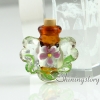 miniature glass bottles small decorative glass bottles glass vial pendants design E