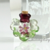miniature glass bottles small decorative glass bottles glass vial pendants design F