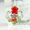 miniature glass bottles small decorative glass bottles glass vial pendants design G