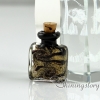 miniature glass bottles small urns for ashes memorial ash jewelry design B