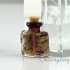 miniature glass bottles small urns for ashes memorial ash jewelry design C