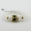 night owl agate turquoise amethyst opalsemi precious stone charm stretch bracelets design H