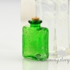 oblong luminous murano glass hand craft lampwork glassglass vial for necklacekeepsake jewelryurns jewelry design A