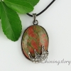 oval tiger's-eye rose quartz amethyst jade rhinestone semi precious stone necklaces with pendants design D