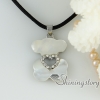 oyster abalone sea shell rhinestone heart necklaces with pendants mother of pearl jewelry design B