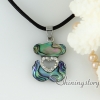 oyster abalone sea shell rhinestone heart necklaces with pendants mother of pearl jewelry design C