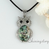 oyster sea shell pendants night owl patchwork rhinestone necklaces other of pearl jewellery design B