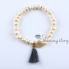 pearl jewellery online real pearl bracelet elastic pearl bracelet tassel bracelet bracelets with tassels design A
