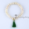 pearl jewellery online real pearl bracelet elastic pearl bracelet tassel bracelet bracelets with tassels design B