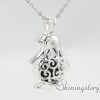 penguin aromatherapy necklace heart locket necklace heart shaped locket necklace lockets with love design B