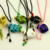 necklace vials for ashes aromatherapy pendants necklace wholesale distributor venetian lampwork glass jewellery assorted